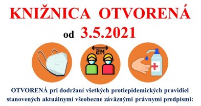 Oznam otvorenie 3.5.2021
