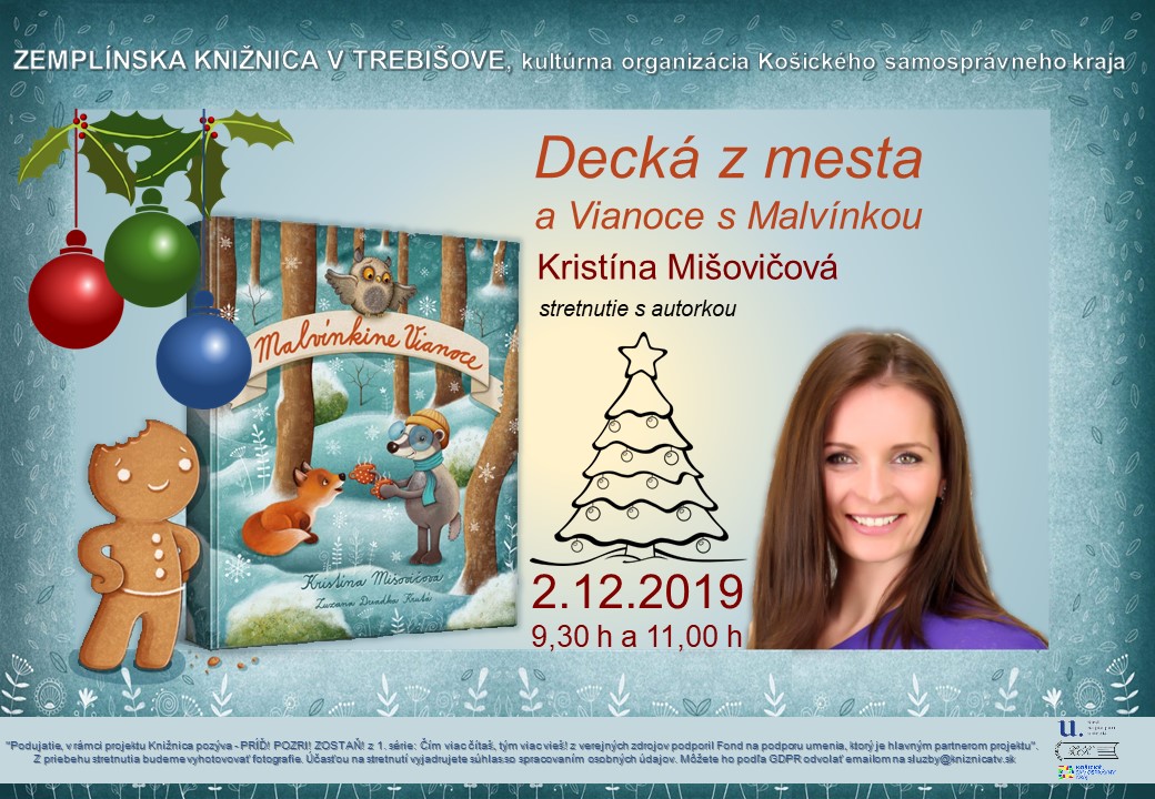 Kristína Mišovičová - pozvánka beseda